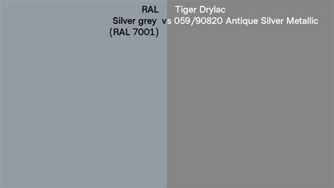 Ral Silver Grey Ral Vs Tiger Drylac Antique Silver