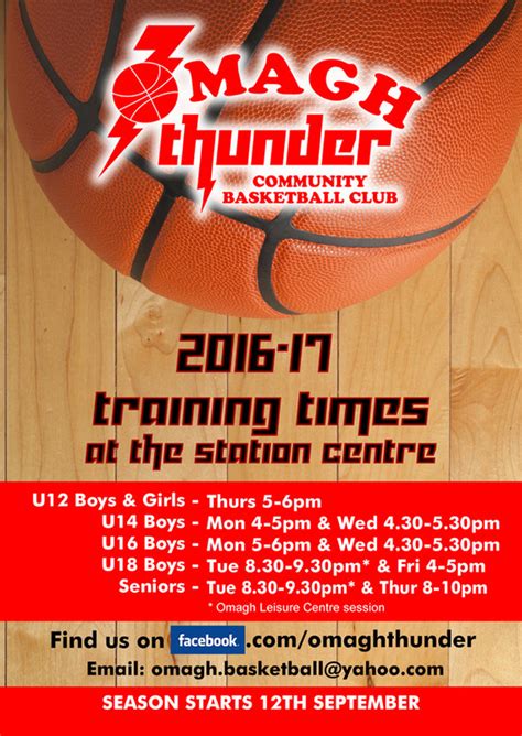 Omagh Thunder Basketball Club Home