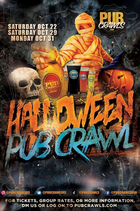 Happy Hour Halloweekend Pub Crawl Uptown Charlotte Halloween