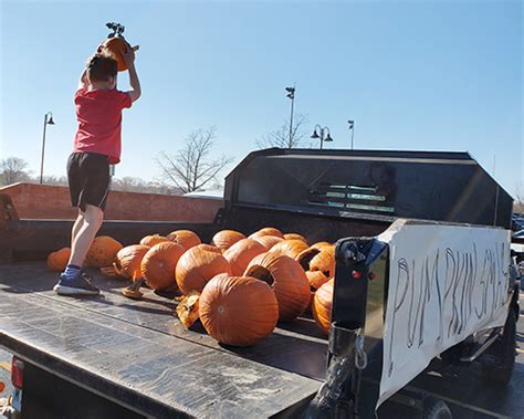 Pumpkin Smash Event Mixes Fun With Environmental Responsibility Hf