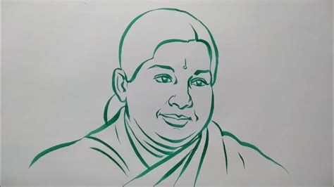 Art 20 Amma Drawing Leader Of All India Admk 🌱 Dr J Jayalalitha