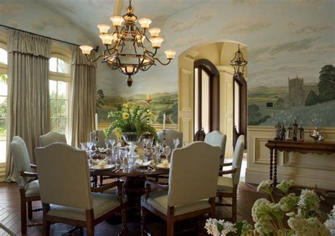 Beautiful Dining Room Mural Beautiful Dining Rooms Dining Room