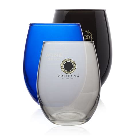 Custom 9 Oz Arc Colored Stemless Wine Glasses C8832b Discountmugs