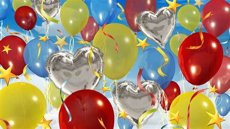 Different Beautiful Balloons For Birthday Wallpapers And