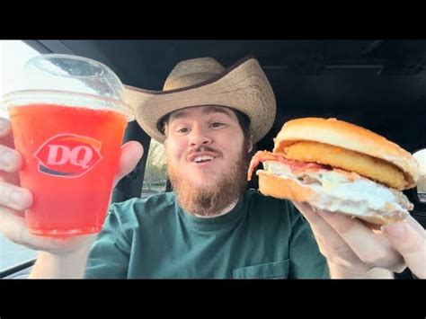 Dairy Queen Backyard Bacon Ranch Stackburger And Summertime Sunset