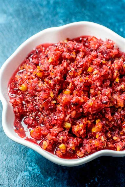 Add fresh cranberries and simmer, stirring frequently to. Cranberry Walnut Cranberry Relish Recipe / Easy Cranberry ...