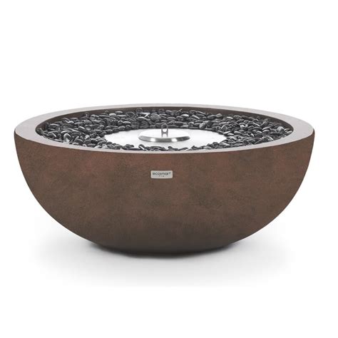 Ethanol fire pits are by nature modern fire pits. EcoSmart Fire Mix Stainless Steel Bio-Ethanol Fuel Fire ...