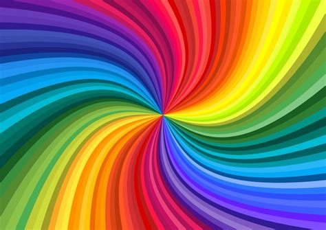 Premium Vector Abstract Rainbow Swirl