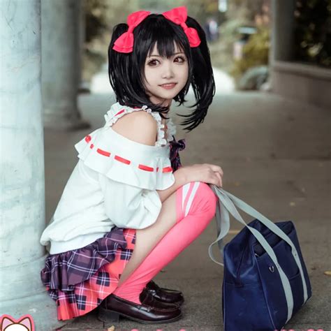 Cute Anime Lovelive Love Live Cosplay Costume Nico Yazawa Lolita