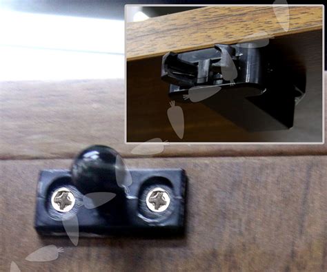 4x Push To Open Cabinet Catch Touch Latch Release Kitchen Cupboard