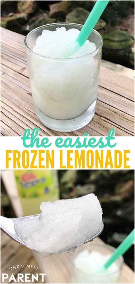 Keeping Cool With Frozen Lemonade Slushies All Summer Long