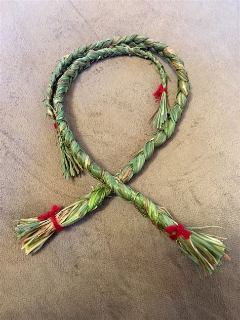 Sweetgrass Braid Native American Smudging Ceremonial Sweetgrass