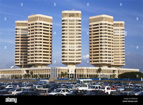Office Buildings Dhat Al Imad Tripoli Libya Africa Stock Photo Alamy