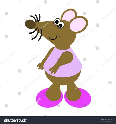 Cartoon Happy Dancing Mouse Stock Vector Royalty Free 31922152