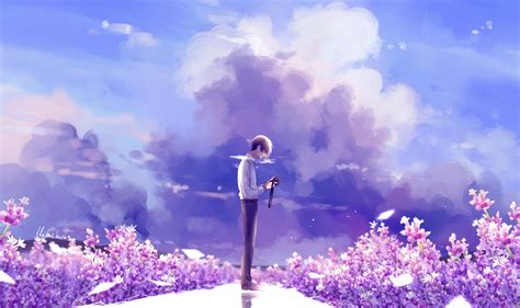 17 Flower Anime Wallpaper Android Baka Wallpaper