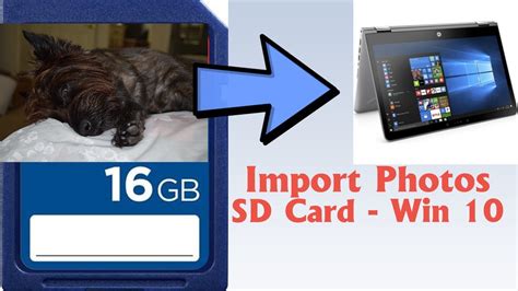 How To Import Photos From A Sd Card To Windows 10 Youtube
