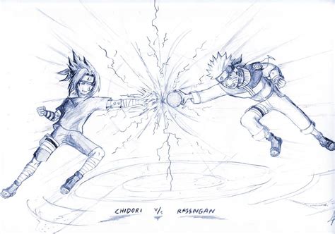 Chidori Vs Rasengan By Forsakenlight77 On Deviantart