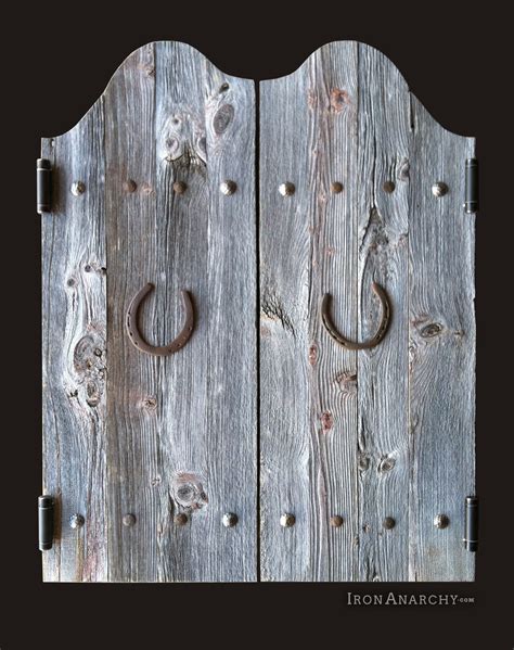 Handcrafted Custom Swinging Western Saloon Doors — Iron Anarchy
