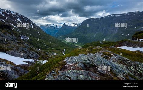 Geiranger Fjord Western Fjords Norway Stock Photo Alamy