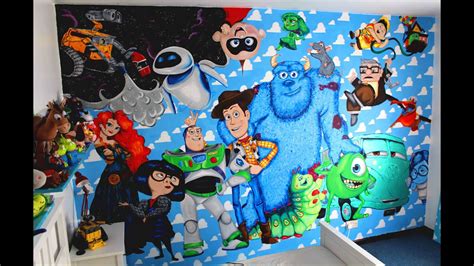 Disney Pixar Wall Mural Youtube