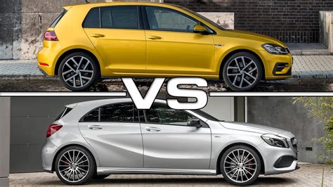 However, the audi is sportier, and the mercedes is more comfortable to drive. 2017 Volkswagen Golf vs Mercedes A-Class - YouTube