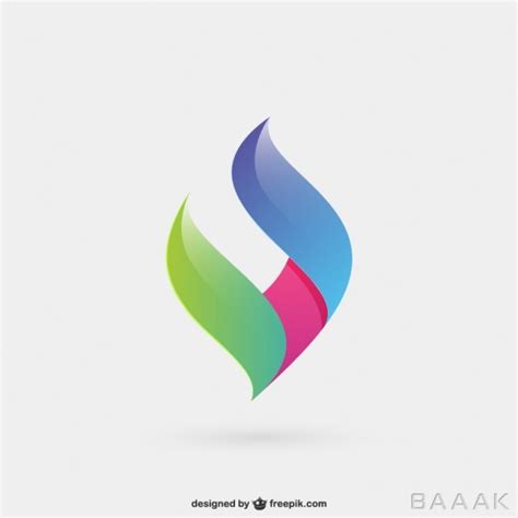 باک لوگو مدرن و خلاقانه Abstract Colorful Logo