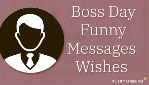 Boss Day Funny Messages Funny Bosss Day Greetings Wishes