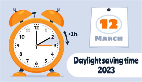 Daydaylight Saving Time March 12 2023 Concept Clock Set To An Hour