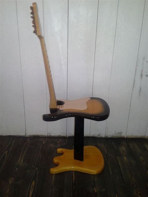 These Incredible Guitar Stools Are Made From Real Guitars