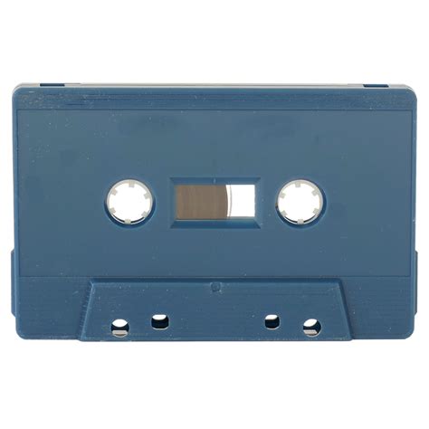 Petrol blue blank audio cassette tapes - Retro Style Media