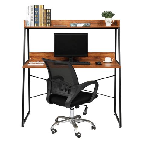 Winado Computer Desk With Hutch And Bookshelf 47 Inches Study Writing