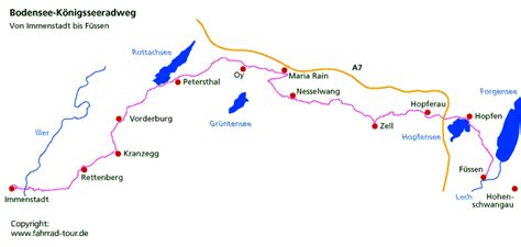 Tripadvisors schönau am königssee karte mit hotels, pensionen und hostels: Bodensee-Königssee-Radweg Etappe 2: Von Immenstadt bis ...