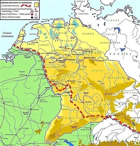 Limes Deutschland Karte