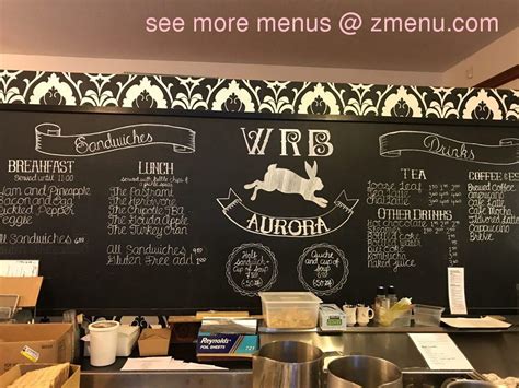 Subtle fruit derived from open. Online Menu of White Rabbit Bakery Restaurant, Aurora ...