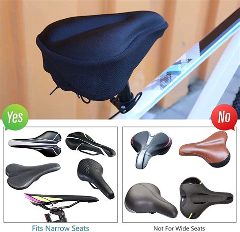 New Bike Bicycle Cycle Extra Comfort Gel Pad Cushion Cover For Saddle Seat Comfy