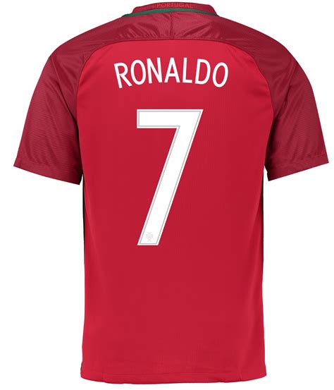 Portugal Home 7 Ronaldo Euro 2016 Men Soccer Jersey Football Shirt New