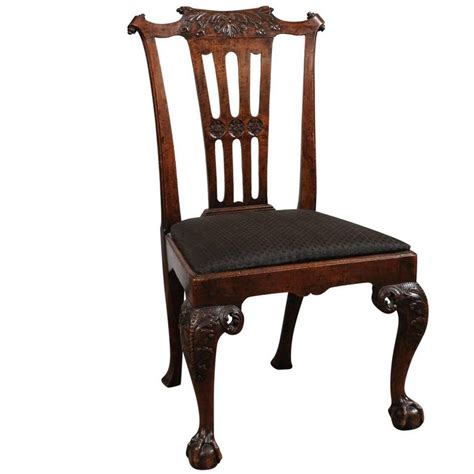1stdibs Side Chair 18th Century Pierced Back Splat English