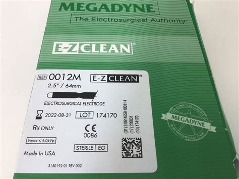 New Megadyne 0012m 64mm Electro Electrode Box Of 12 Pieces Exp 082022