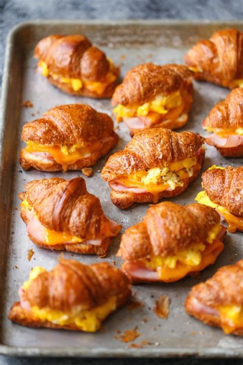 make ahead croissant egg sandwiches for all your brunch needs breakfast brunch recipes