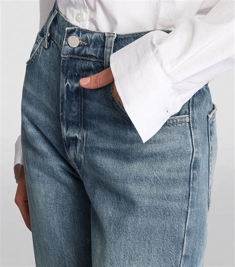 ANINE BING Roy Mid Rise Straight Jeans Harrods CH