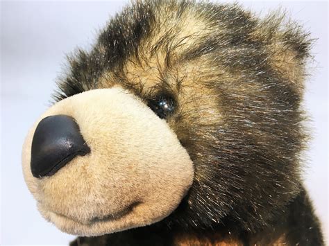 Animal Alley Grizzly Bear Plush Stuffed Animal Cub Sitting Brown Claws