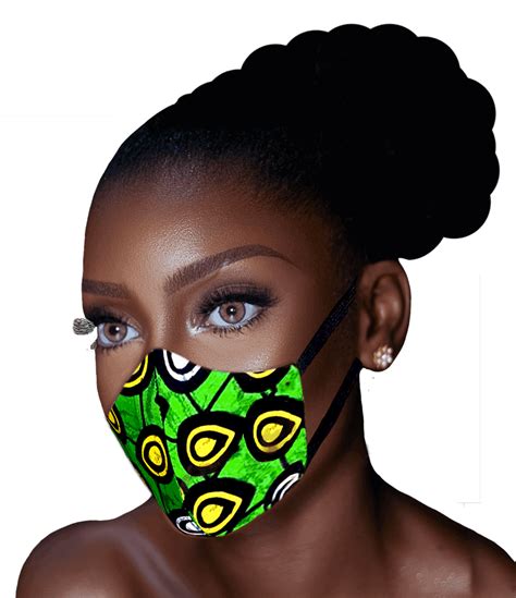 African Fabric Face Masks Pohlaits