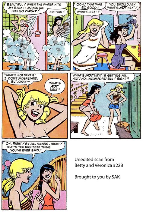 Rule 34 2girls Archie Comics Betty And Veronica Betty Cooper Black Hair Blonde Hair Dan