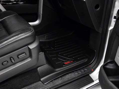 Rough Country F 150 Heavy Duty Front And Rear Floor Mats Black T540852