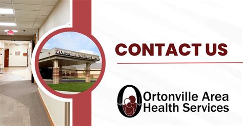 Contact Oahs Ortonville Area Health Services