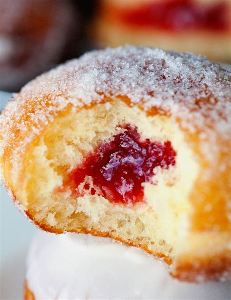 Raspberry Filled Donuts Recipe Raspberry