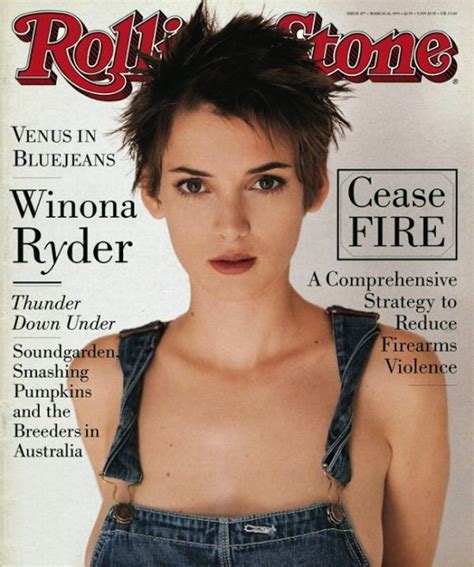 Winona Ryder 1994 Winona Ryder Rolling Stones Magazine Rolling