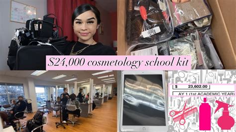 Whats In My Cosmetology Kit Tricoci Tour Youtube