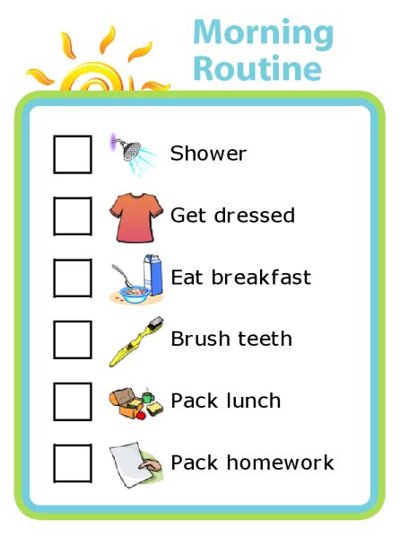 Free Printable Kids Daily Routine Checklist Little Mager House 7da