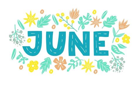 June Calendars Clip Art Library